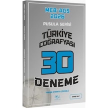 Cba Yayınları 2026 Meb-ags Türkiye Coğrafyası 30 Deneme Çözümlü Pusula Serisi - Barış Salt Cba Yayınları 2026 Meb-ags Türkiye Coğrafyası 30 Deneme Çözümlü Pusula Serisi - Barış Salt
