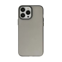 Newface Apple iPhone Uyumlu 14 Pro Max Kılıf Modos Metal Kapak - Siyah