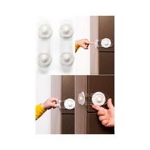 İdeal Baby 6Şar Sünger Kapı Stoperi+Priz Kapağı+Mini Kilit Çok Renkli