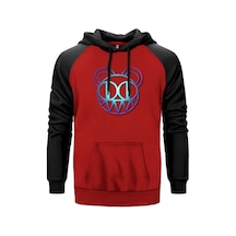 Radiohead Neon Kırmızı Renk Reglan Kol Sweatshirt