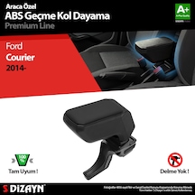 S-Dizayn Ford Courier Kol Dayama Kolçak Geçmeli ABS Siyah 2014 Üz