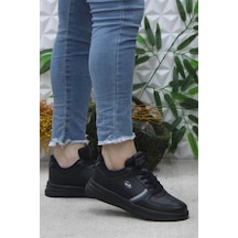 Fort Row Luna Siyah Rahat Hafif Sneaker Kadın Spor Ayakkabı 001