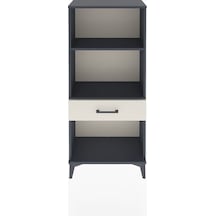 Arges Dolap 2 Raflı Tek Çekmeceli 60x30x134 Antrasit-aytaşı Antrasit