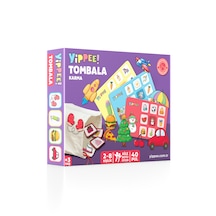 Çocuk Tombala Karma Temalı Ham Bez Kese 8 Tabla 40 Pul 60 Parça