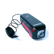 Asistan Parla F350 Usb Şarjlı Far Korna Siyah