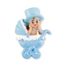 Bebek Pusetli ve Şapkalı Magnet Mavi Pk:20-Kl:720 Mavi