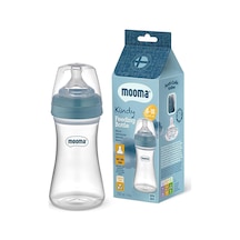 Mooma Kindy Biberon 250 Ml 6-18 Ay Orta Akış Pastel Mavi 5 Adet