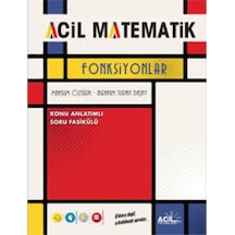 Acil Yayınları Tyt Matematik Acil Fonksiyonlar Güncel Basım