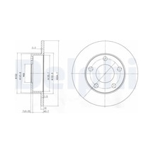 Audi A4 B7 Arka Fren Diski 2005-2008 Delphı Bg3381 2adettir