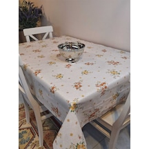 Elyaflı Pvc Masa Örtüsü Modern, Dayanıklı, Silinebilir Ve Şık Görünüm 01fnt1287 Kahverengi
