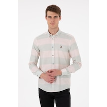U.s. Polo Assn. Erkek Mint Gömlek Desenli 50291249-vr090 Mint