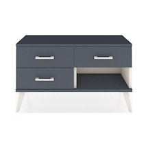 Arges Şifonyer 3 Çekmeceli 88x30x48 Aytaşı-antrasit Antrasit