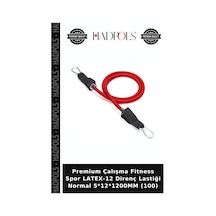 Premium Çalışma Fitness Spor Latex-12 Direnç Lastiği Normal 5 12 1200mm 100 Çok Renkli