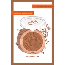 Sun Bright Bronzer Powder No: 05 Warm Tan - Bronzlaştırıcı Pudra