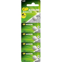 GP A76 LR44 1.5V Alkalin Blister Düğme Pil 5'li