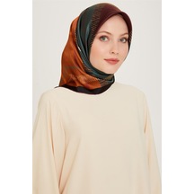 Armine Geometrik Desenli Sura Saf İpek Eşarp 9206d 33 Çok Renkli