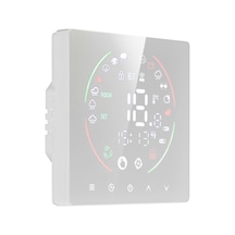 Tuya Wifi Kontrollü Akıllı Termostat: 16a Elektrikli Isıtma, Ntc Sensör, Manuel/otomatik Mod, Çocuk Kilidi, Beyaz