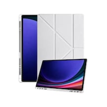 Newface Samsung Galaxy Uyumlu  X930 Tab S11 Ultra 14.6 Kalemlikli Mars Tablet Kılıfı - Gri
