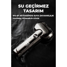 Elektrikli Tıraş Makinesi Taşınabilir Mini Led Dijital Ekran Akıl
