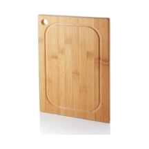 Usin Ahşap Bambu Et Ekmek Kesim Tahtası -sebze Meyve Doğrama Kesme Tahtası 30x20 Cm 12v