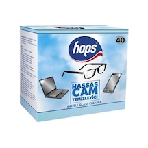 Hops Gözlük Camı Temizleme Mendili 40'lı