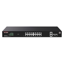 Ip-com G2220p-16-250w 16 Port Gıgabıt+2xrj45/sfp Uplınk 230w Poe Cloud Yönetilebilir Rackmount Swıtch