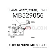 Japon Galant E3 1.6:1.8:2.0 88-1992 Sinyal Lambası Sağ . Oem No:mb529056