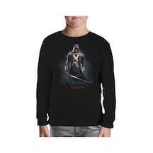 Assassin'S Creed - Arno Siyah Çocuk Sweatshirt