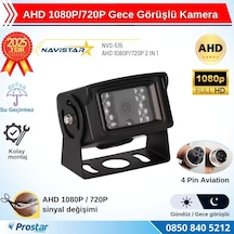 Ahd 1080p/720p Büyük Gece Görüşlü 4 Pin Soketli Kamyon Tır Otobüs Kamerası