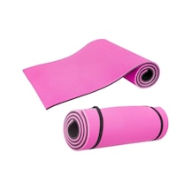 10 Mm Çift Taraflı Kalın Spor Yapma Minderi Pilates Yoga Pembe Genel