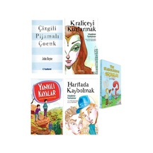 Çizgili Pijamalı Çocuk - Kraliçeyi Kurtarmak - Haritada Kaybolmak - Yankılı Kayalar 5 Kitap