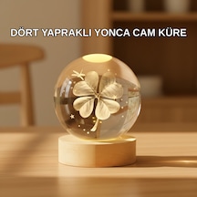 Dört Yapraklı Küre Çok Renkli