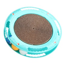 Suntek Dayanıklı Kedi Tırmalama Tahtası Kaymaz Alt Pedi Mavi