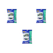 Magic Saver Bag Vakumlu Giyisi Yastık Yorgan Saklama Torbası Poşeti Hurç -mega -100x130 Cm. -3 Adet