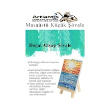 Küçük Akrobat Şövale Masaüstü 3 Adet Mini Katlanabilir Tuval Çerçeve Fotoğraf Sövale Ressam Sehbası Resim Standı