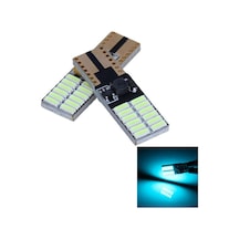 T10 Dipsiz Smd Park Ampulü 24 Ledli Buz Mavisi