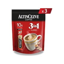 Altıncezve 3ü 1 Arada Tek İçimlik Classic Kahve 3'lü 10 x 15 G