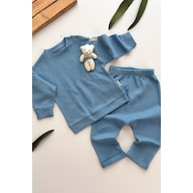 Erkek Bebek Çocuk Takım Uzun Kollu Alt Üst Takım Bebek Giyim Çocuk Giyim 001