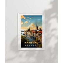 Çerçevesiz Poster Kuzeyin İncisi Hamburg