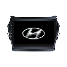 Hyundai Santa Fe - Araç Multimedya Ekran - 6gb 128gb - S - Black - 2013 - 2017 - 9 Inch - Upg - Myway