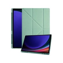Samsung Galaxy Uyumlu Tab A11 Kalemlikli Mars Tablet Kılıfı - Açık Yeşil Kılıf