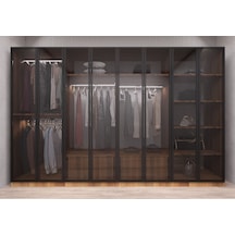 Dante Reflekte Cam 8 Kapaklı Gardırop Montaj Dahil Cvz 280 Cm