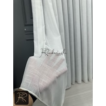 Tül Perde Doğal Linen Keten Dokulu Ultra Gramajlı ekru