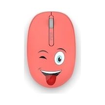 Inca Weeny Iwm-245t Desing 3d Wireless Turuncu Mouse,sevimli Emoji Karakterli,2.4 Ghz Usb,ergonomik Zarif Kullanım Şekli, Konforlu Dokunuş Hissi,1200 Dpi, 10m Çekim Mesafesi,uyku Modu