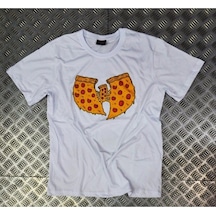 Stoned&Fame Wu-tang Clan Baskılı Unisex Beyaz %100 Pamuk T-shirt Beyaz
