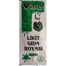 Visser Likit Gıda Boyası Yeşil 12 ML