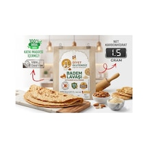 Glutensiz Ketojenik Mayasız Badem Lavaşı 5 Adet