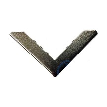 Kitap, Kapak, Menü, Albüm Köşesi, Büyük - 23x40mm, Nikel, 10 Adet