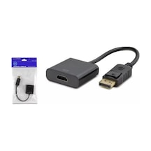 Hadron Hdx7873 Displayport To Hdmı Dişi Görüntü Dönüştürücü 4k 30 Hz - Siyah