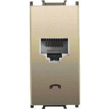 Panasonic Modüler Dore Nümeris Telefon Prizi Cat-3 Altlık+kapak 1m - Wvtt14024dr-tr